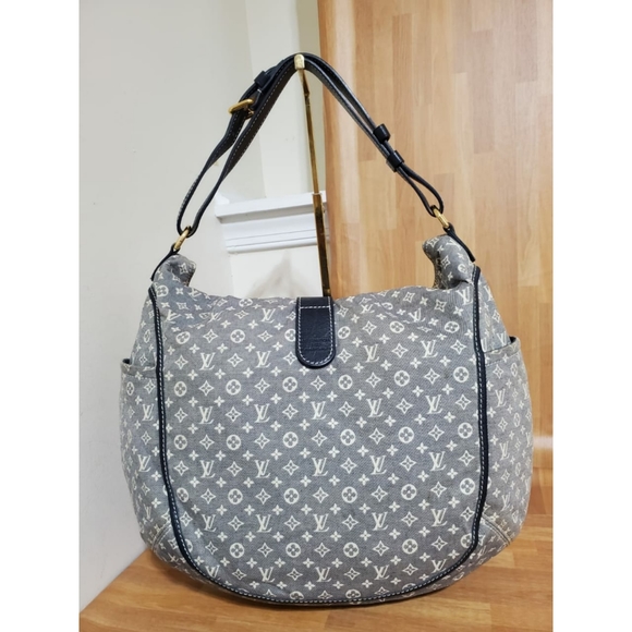 Authentic LOUIS VUITTON Encre Monogram Idylle Canvas Romance Bag - Picture 4 of 12